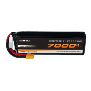 BONKA 7000mAh 100C 3S 11.1V Soft Pack for RC Car